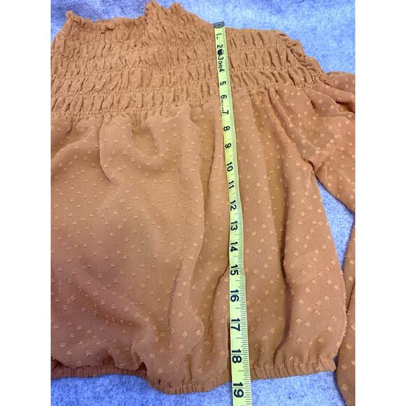 Astr The Label Libra Top In The Golden Hour Color, Golden Fall Blouse, Women’s S - Picture 11 of 11